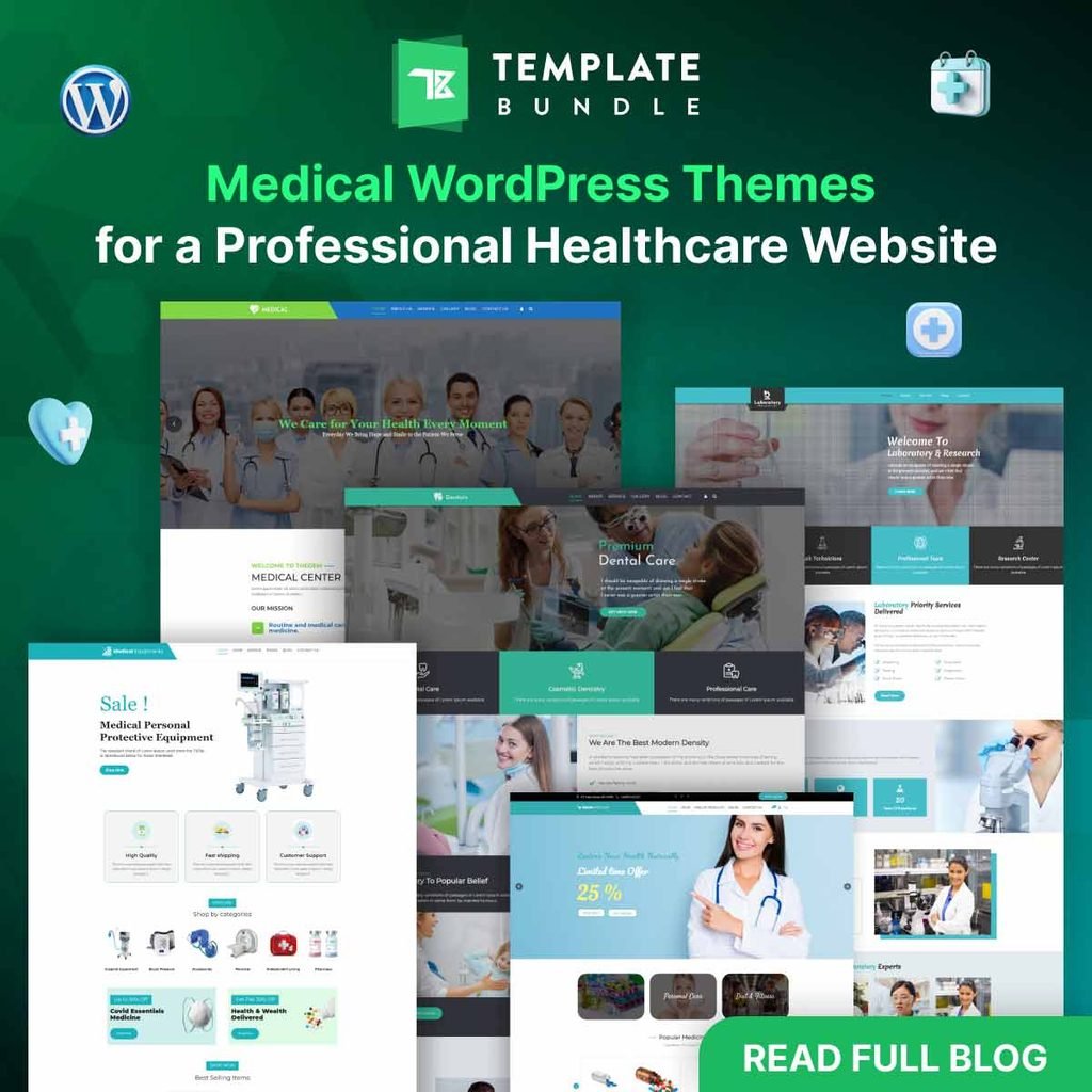 medical wordpress themes for a professional healthcare website 02